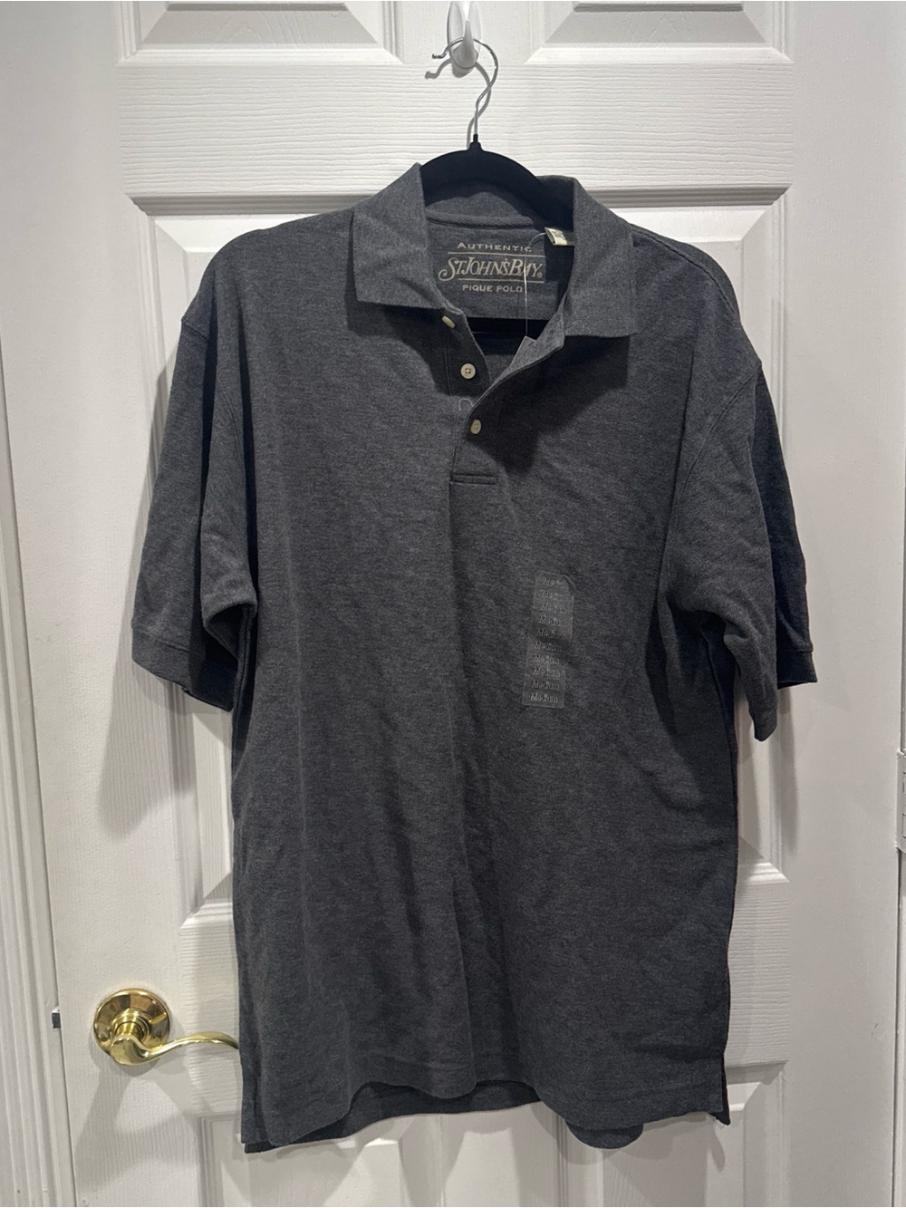 Vintage St. John’s Bay Gray Polo Shirt